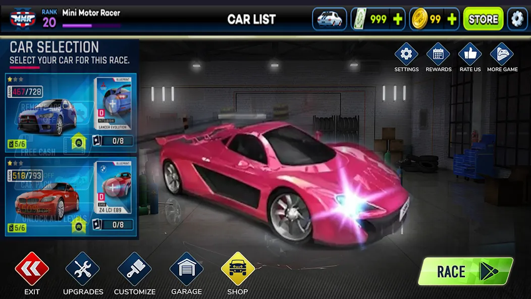 Car Highway Racing for Speed (Трафик Рейсер Трафик игры)  [МОД Меню] Screenshot 1