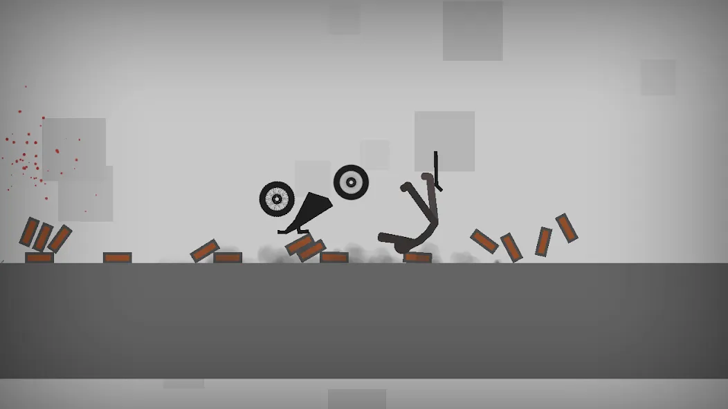 Stickman Dismounting (тикман Дисмаунтинг)  [МОД Много денег] Screenshot 3