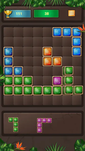 Block Puzzle (Блокголоволомка)  [МОД Menu] Screenshot 1