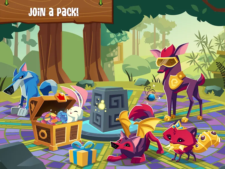 Animal Jam (Анимал Джем)  [МОД Много монет] Screenshot 2