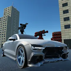 Скачать взломанную Car Crash Arena Simulator 3D  [МОД Menu] - стабильная версия apk на Андроид