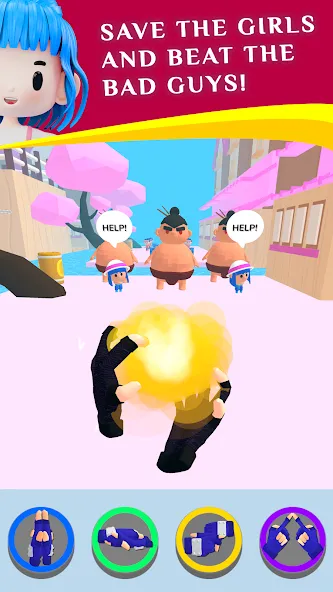 Ninja Hands (Ниндзя Хэндс)  [МОД Menu] Screenshot 3