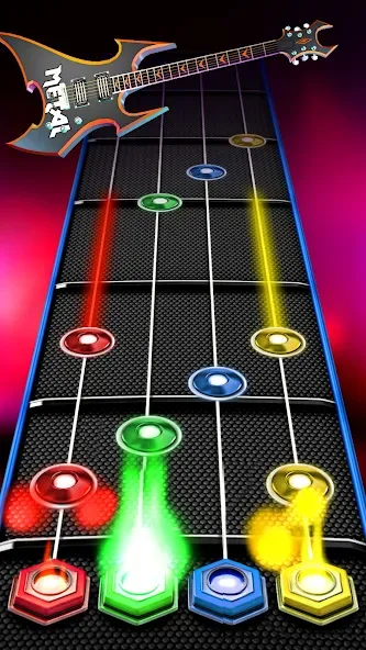 Guitar Band: Rock Battle (Гитарная группа)  [МОД Бесконечные монеты] Screenshot 1