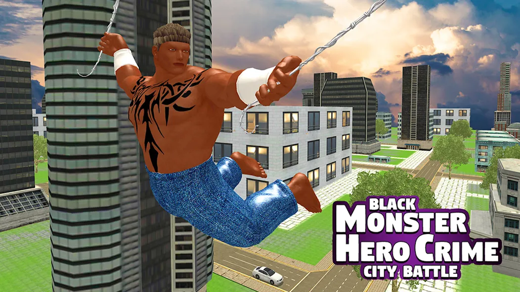 Black Monster Hero City Battle  [МОД Много монет] Screenshot 4