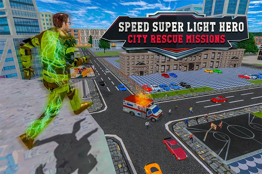 Light Superhero Speed Hero  [МОД Unlimited Money] Screenshot 5