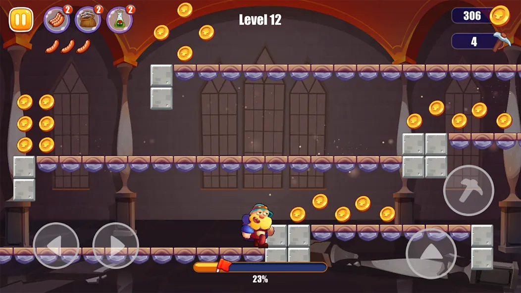 Miner's World: Super Run Game  [МОД Бесконечные монеты] Screenshot 4