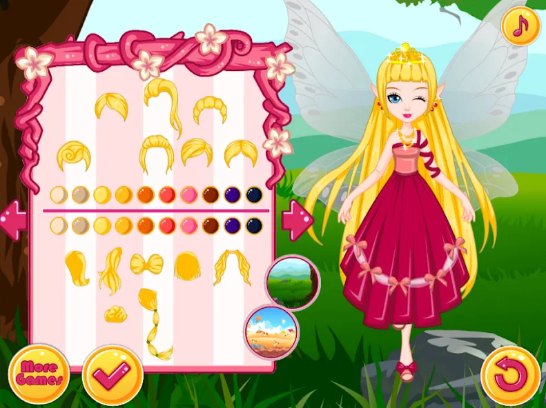 Fairy Dress Up - Girls Games  [МОД Unlimited Money] Screenshot 1