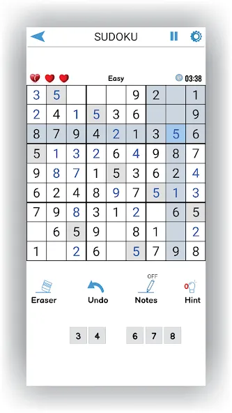 Sudoku Offline: Hard Puzzles (Судоку Оффлайн)  [МОД Unlimited Money] Screenshot 2