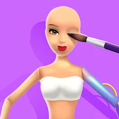 Скачать взлом Doll Makeover - DIY 3D Dolly  [МОД Много денег] - полная версия apk на Андроид