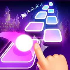 Взломанная Tiles Hop: EDM Rush (Тайлс Хоп)  [МОД Меню] - полная версия apk на Андроид