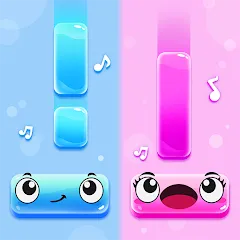 Взломанная Duet Tiles: Dual Vocal Music (Дуэт Тайлз)  [МОД Unlimited Money] - стабильная версия apk на Андроид