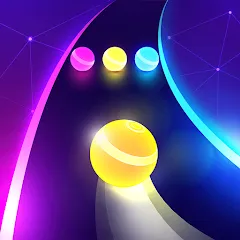 Скачать взломанную Dancing Road: Color Ball Run! (Дансинг Роад)  [МОД Unlocked] - последняя версия apk на Андроид