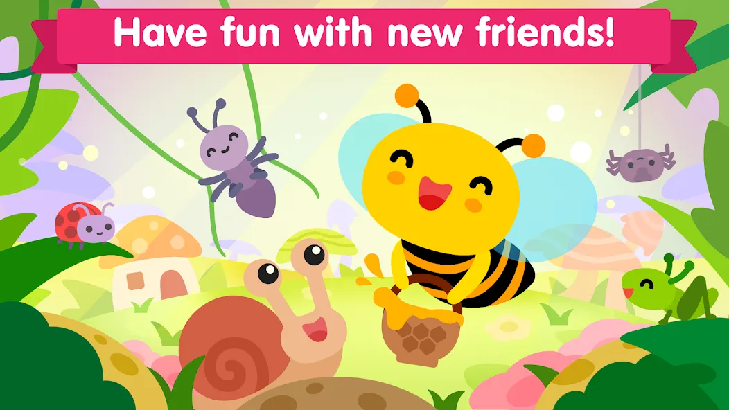 Animal sounds games for babies  [МОД Много монет] Screenshot 4