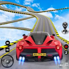 Скачать взломанную GT Car Stunt 3D: Ramp Car Game  [МОД Много монет] - полная версия apk на Андроид