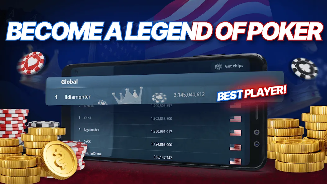 Appeak Poker – Texas Holdem (Аппик покер)  [МОД Mega Pack] Screenshot 4
