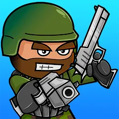 Взломанная Mini Militia - War.io (Мини Милития)  [МОД Много монет] - стабильная версия apk на Андроид