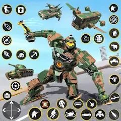 Скачать взломанную Army Bus Robot Car Game 3d  [МОД Menu] - полная версия apk на Андроид