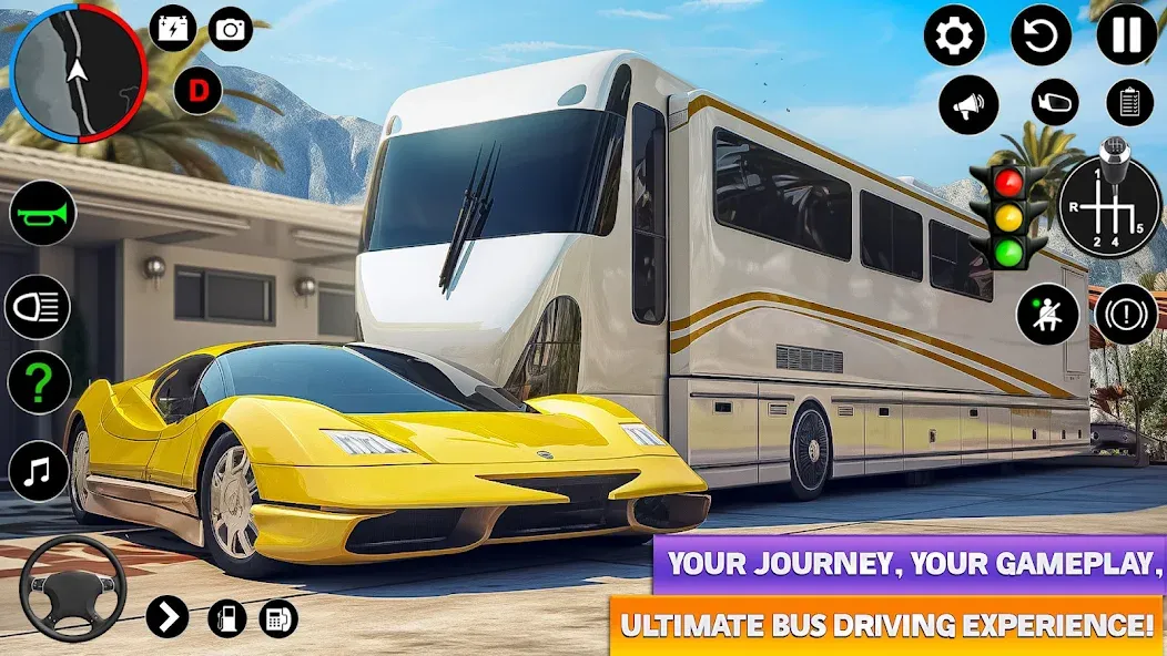 Ultimate Bus Driving Simulator (Ультимативный симулятор вождения автобуса)  [МОД Menu] Screenshot 5