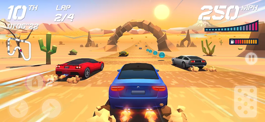 Horizon Chase – Arcade Racing (Хорайзон Чейс)  [МОД Unlocked] Screenshot 5