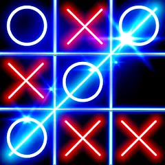 Взлом Tic Tac Toe Glow: 2 Players  [МОД Меню] - последняя версия apk на Андроид