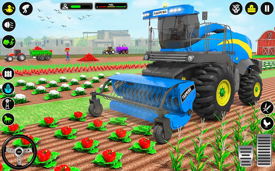 Tractor Farming: Tractor Games (Тракторное хозяйство)  [МОД Много денег] Screenshot 2