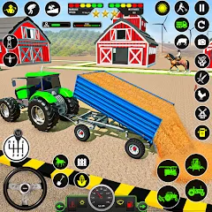 Скачать взлом Tractor Farming: Tractor Games (Тракторное хозяйство)  [МОД Много денег] - последняя версия apk на Андроид