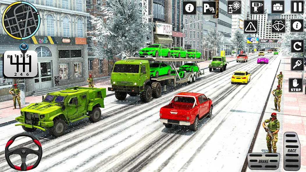 US Army Games Truck Transport (Армейские военные транспортные игры)  [МОД Unlocked] Screenshot 5