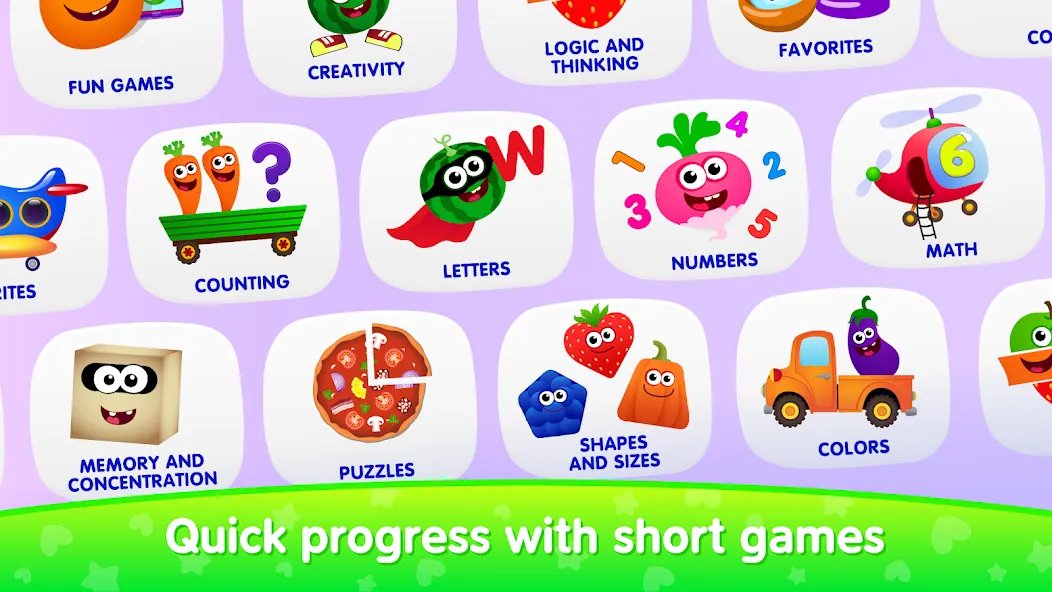 Educational games for kids 2-4  [МОД Все открыто] Screenshot 1