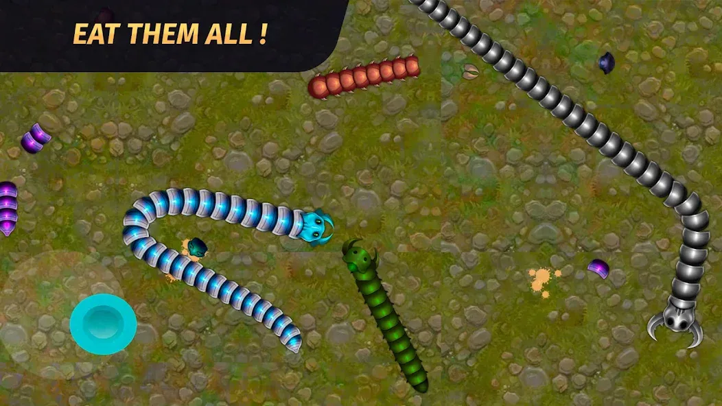 Worm.io - Gusanos Battle  [МОД Много монет] Screenshot 5