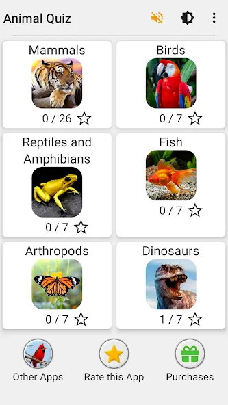 Animals Quiz Learn All Mammals  [МОД Unlocked] Screenshot 3