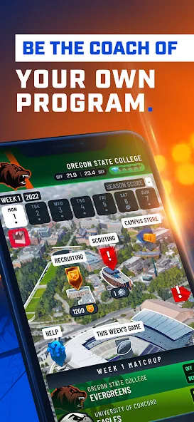 The Program: College Football (Зе Програм)  [МОД Бесконечные деньги] Screenshot 1