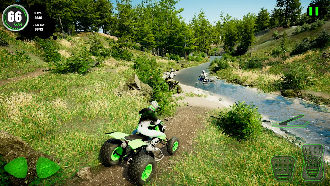 Atv Car Games Bike Offroad 4x4 (ЭиТиВи)  [МОД Много денег] Screenshot 4