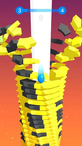 Stack Ball - Crash Platforms (Стэк Болл)  [МОД Много денег] Screenshot 2