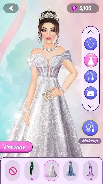 Dress Up Fashion: Makeup Games  [МОД Много денег] Screenshot 2