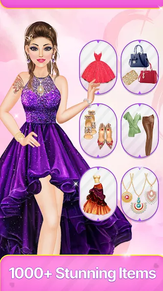 Dress Up Fashion: Makeup Games  [МОД Много денег] Screenshot 4