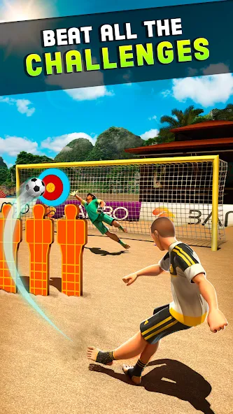 Shoot Goal - Beach Soccer Game (Шут)  [МОД Много денег] Screenshot 1