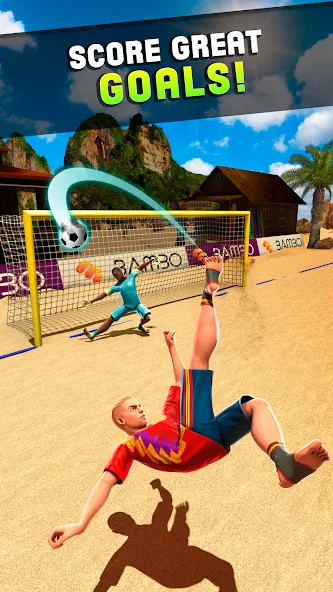 Shoot Goal - Beach Soccer Game (Шут)  [МОД Много денег] Screenshot 3