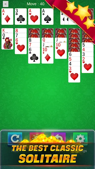 Solitaire Classic (Солитер Классик)  [МОД Много монет] Screenshot 1