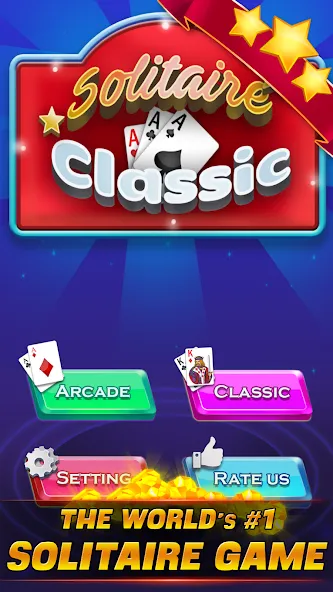 Solitaire Classic (Солитер Классик)  [МОД Много монет] Screenshot 5