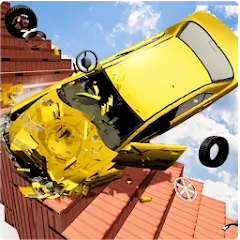 Взлом Beam Drive Crash Death Stair C (Бим Драйв Краш Дэт Стэр С)  [МОД Много монет] - последняя версия apk на Андроид