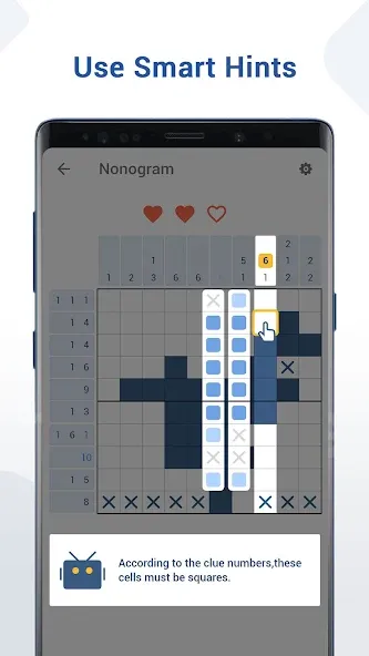 Nonogram - Fun Logic Puzzle (Нонограмма)  [МОД Меню] Screenshot 4