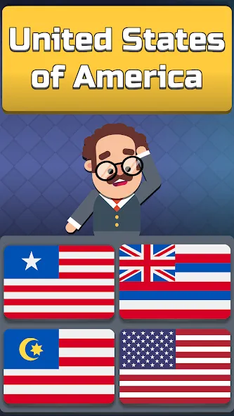 Geography: Flags Quiz Game  [МОД Много денег] Screenshot 1