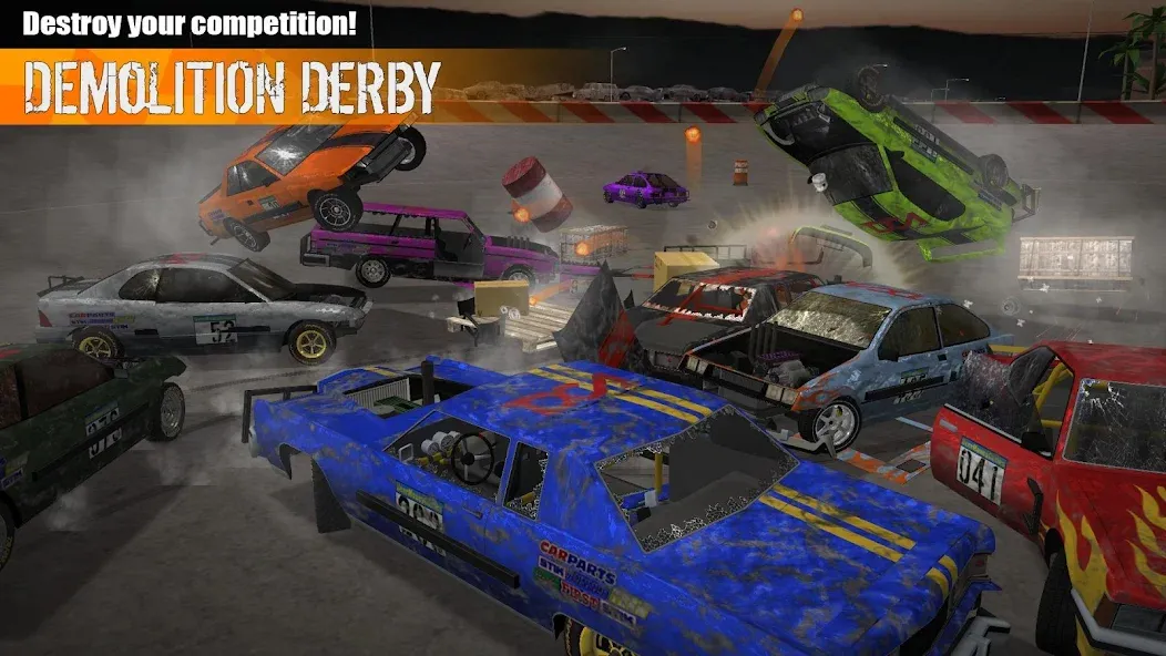 Demolition Derby 3 (Демолиция Дерби 3)  [МОД Menu] Screenshot 2