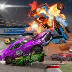 Взлом Demolition Derby 3 (Демолиция Дерби 3)  [МОД Menu] - полная версия apk на Андроид