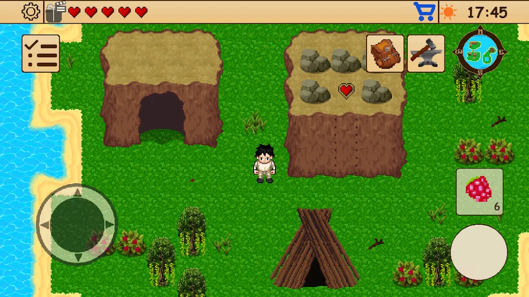 Survival RPG 1: Island Escape (Сурвивал РПГ 1)  [МОД Меню] Screenshot 3