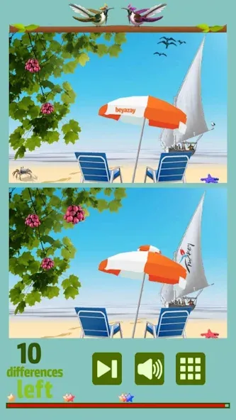 Find 10 Differences  [МОД Unlimited Money] Screenshot 1