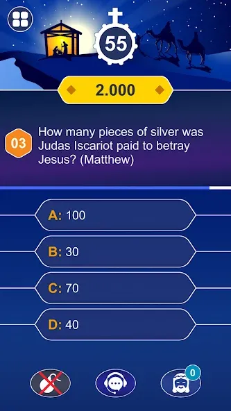 Daily Bible Trivia: Quiz Games  [МОД Много монет] Screenshot 4