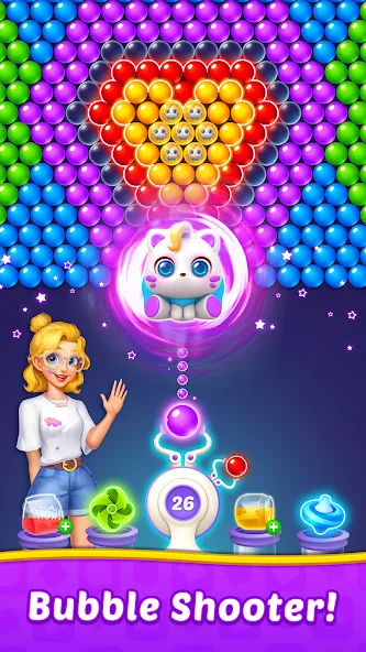 Bubble Shooter Home  [МОД Все открыто] Screenshot 1