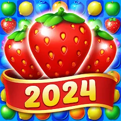 Взломанная Fruit Diary - Match 3 Games  [МОД Меню] - последняя версия apk на Андроид