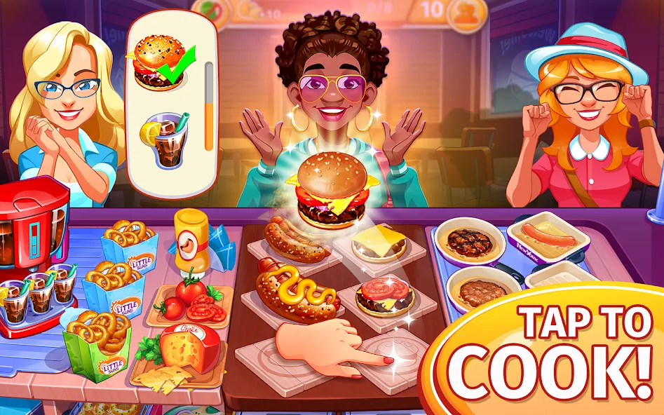 Cooking Craze: Restaurant Game  [МОД Много монет] Screenshot 1